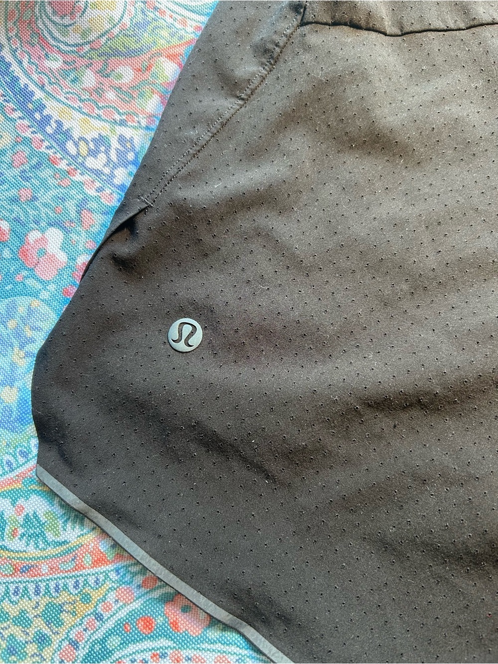 lululemon athletica Black Perforated Athletic Shorts